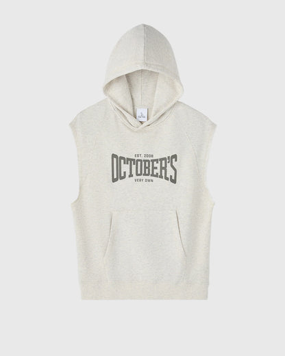 Sleeveless Training Hoodie Heather Grey