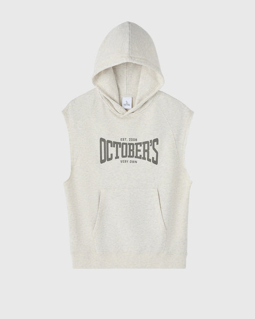 Sleeveless Training Hoodie Heather Grey
