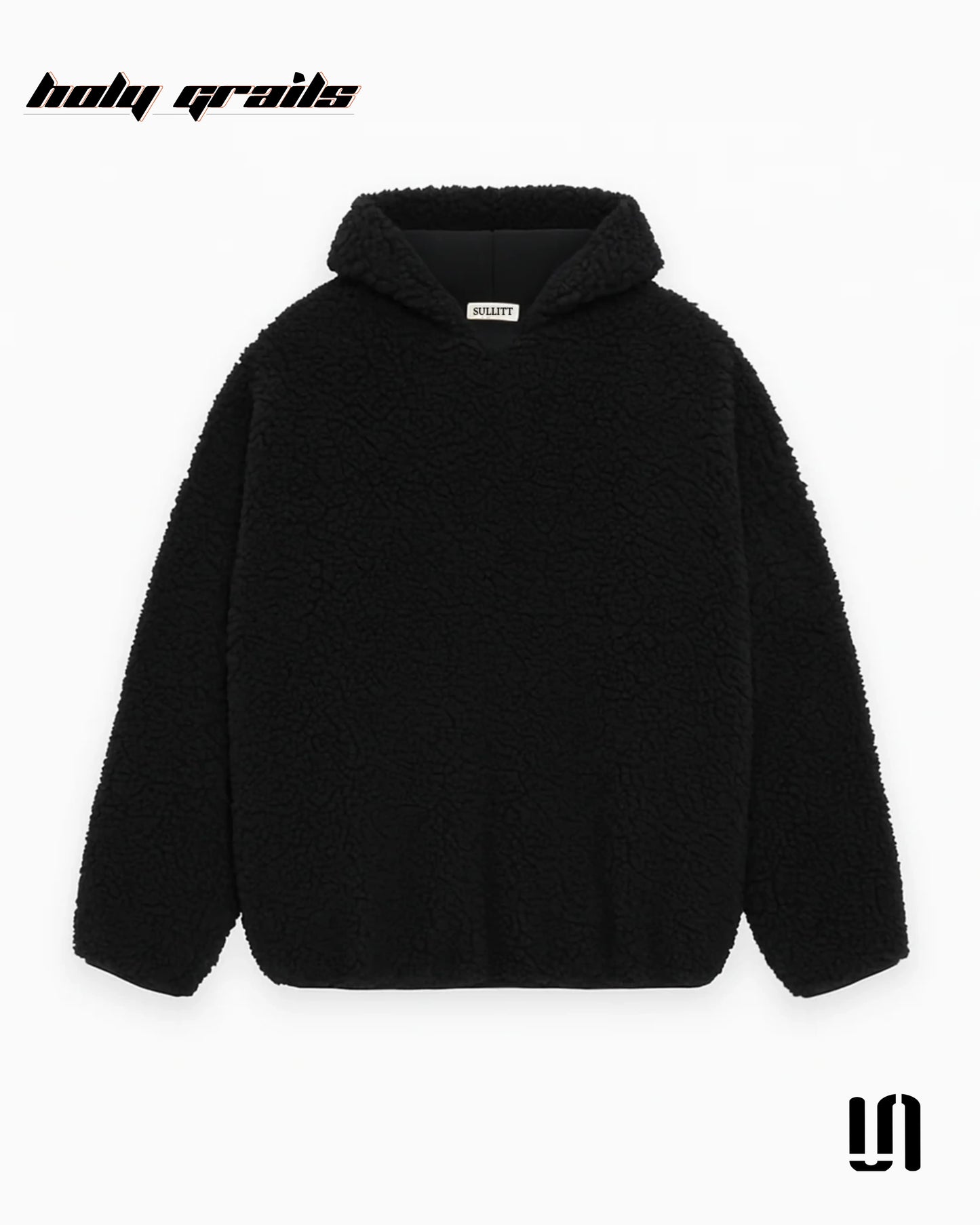 Sherpa Furr Black Hoodie HG x Sullitt