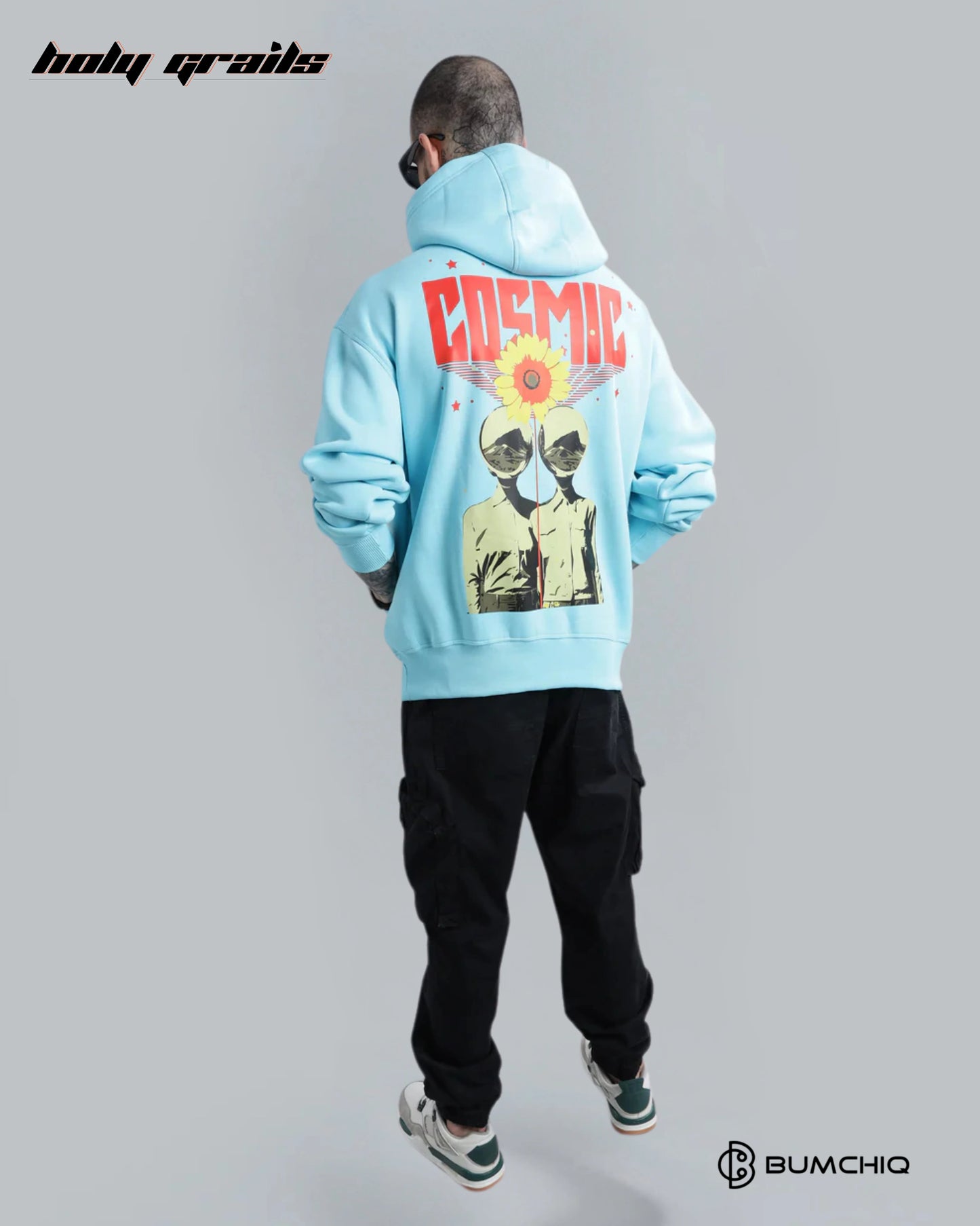 Cosmic Light Blue Hoodie HG x Bumchiq