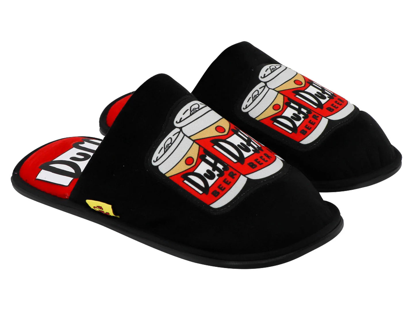 Pantuflas ARRA Homero Simpson Negro y Rojo para Hombre