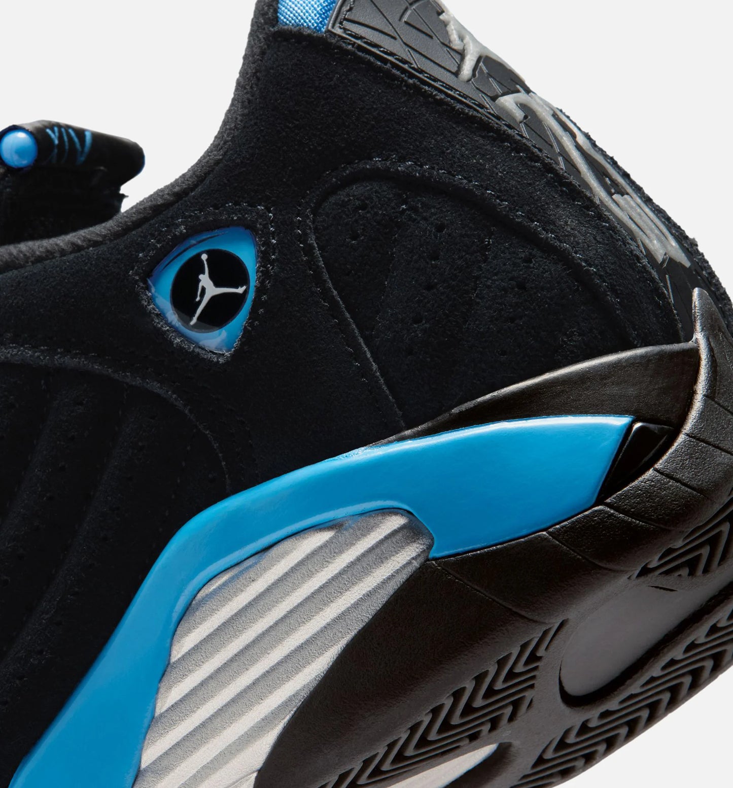 Air Jordan 14 Retro Black University Blue Grade School Lifestyle Shoe Black White University Blue