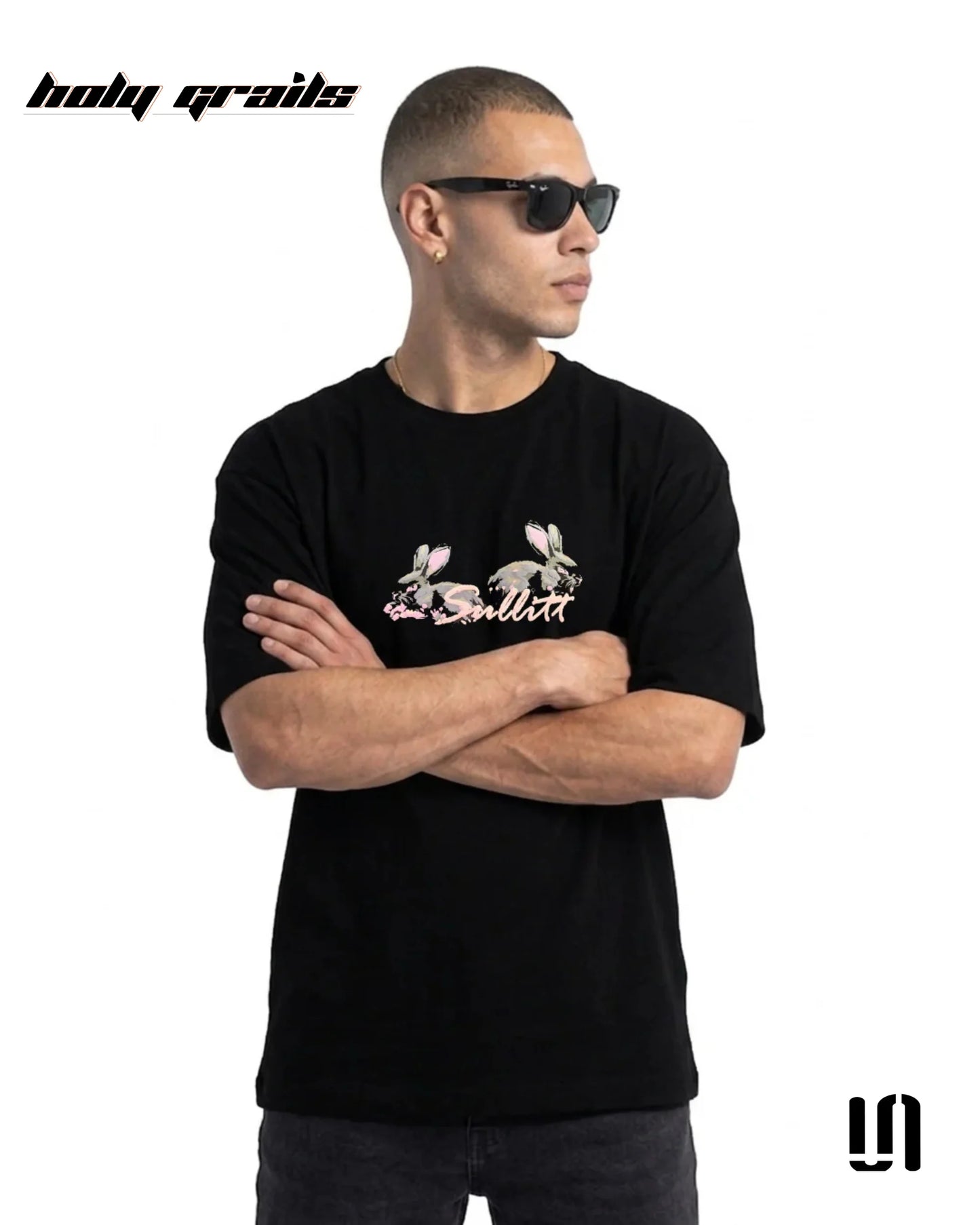 Eclipse Bunny Black Tee HG x Sullitt