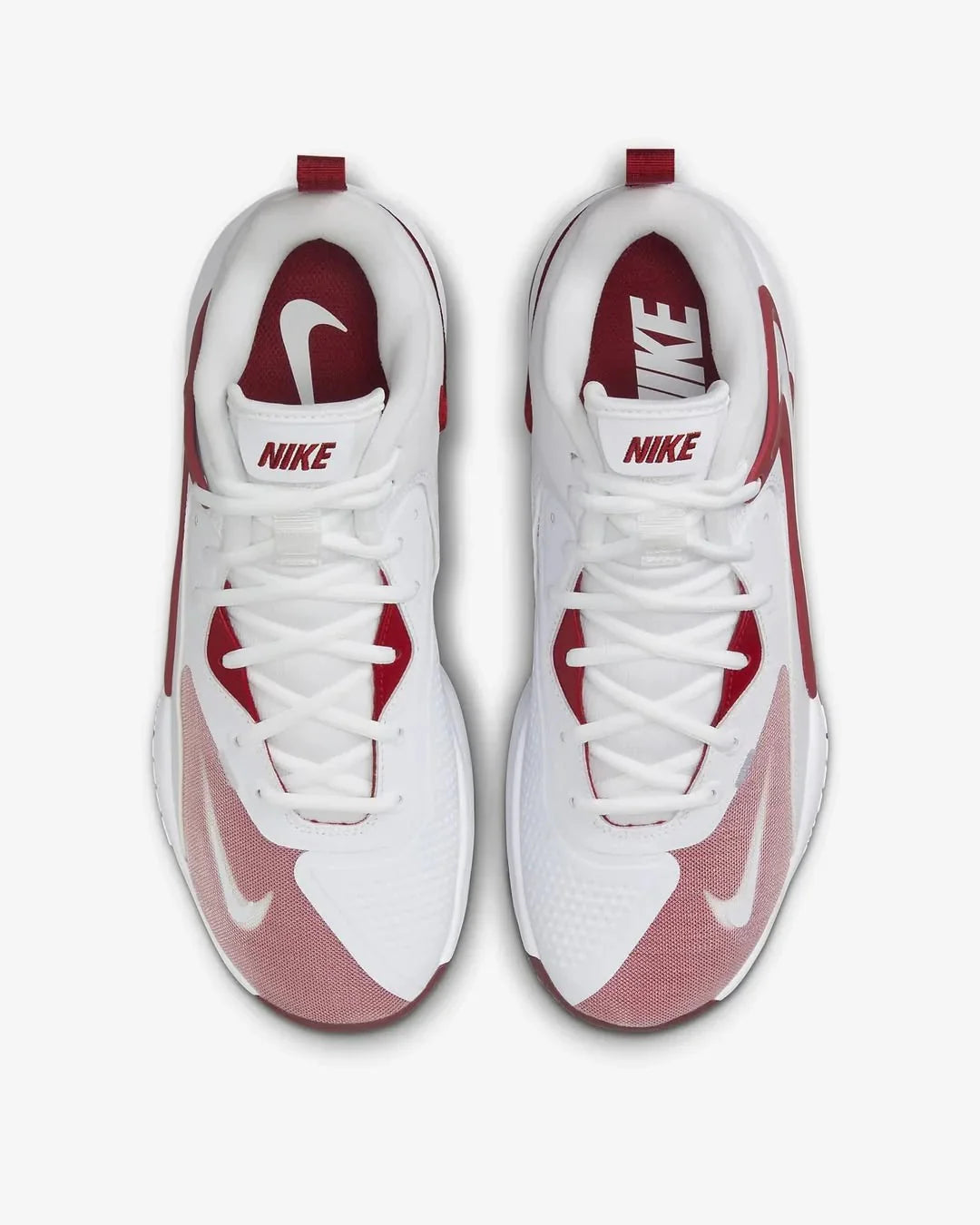 Tênis Nike React HyperSet 2 Vôlei Branco Vermelho