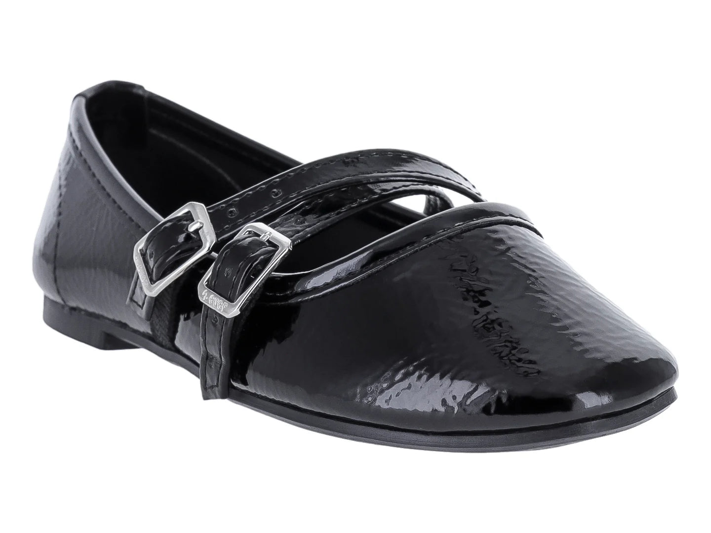 Zapatos Planos 4EVER Charol Negro para Niña