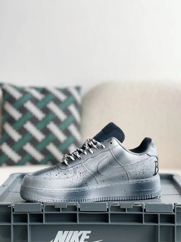 Chrome Hearts x Nike Air Force 1 Grey Black Sneakers