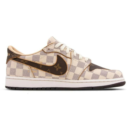 Nike Air Jordan 1 x LV Low Custom by The Shoe Surgeon