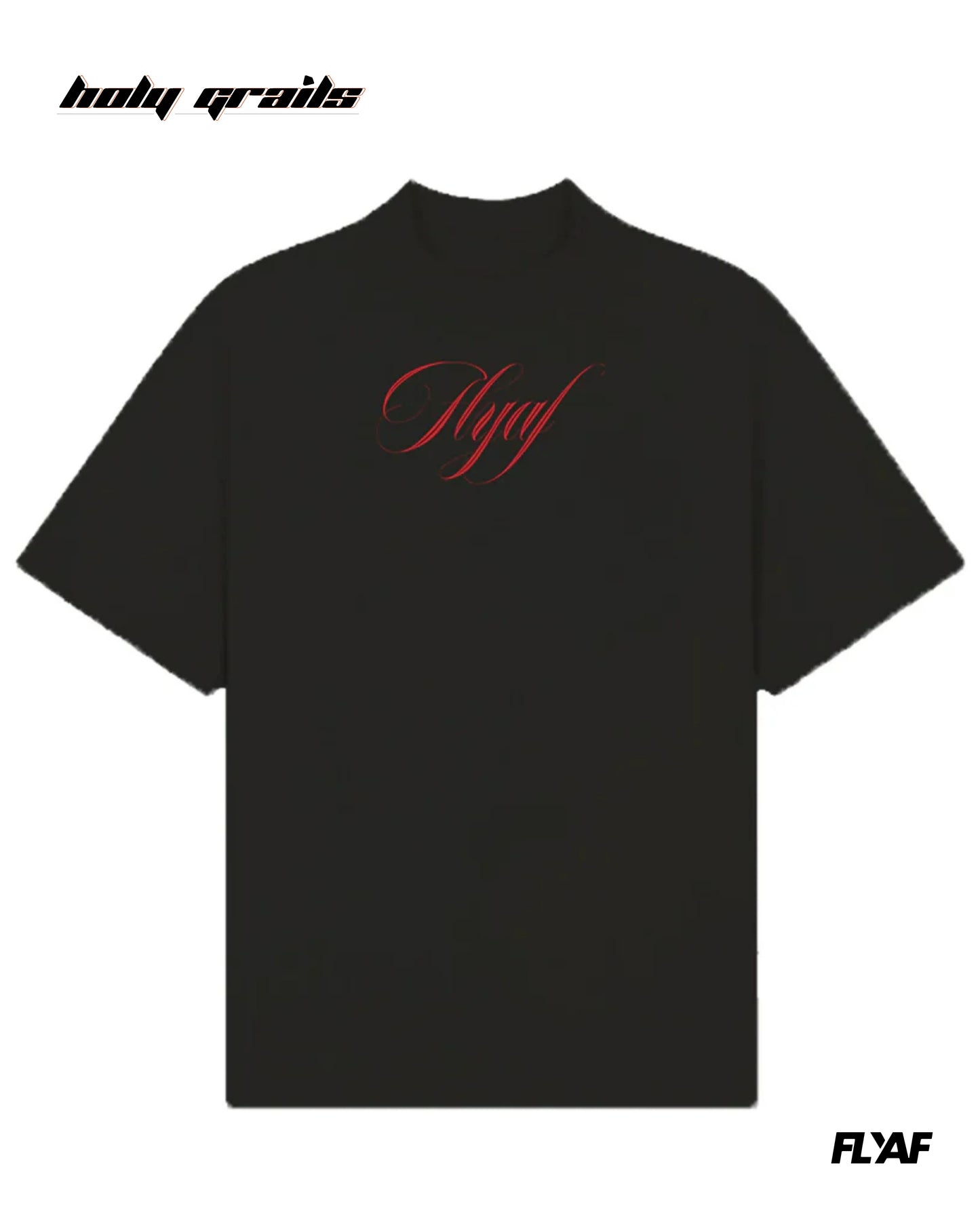 Ace of Spades Black Oversize Tee HG x FLYAF