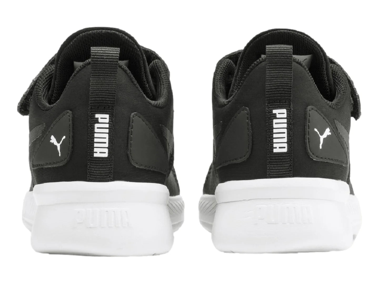 Tenis PUMA Flyer Runner V Negro con Blanco para Niño