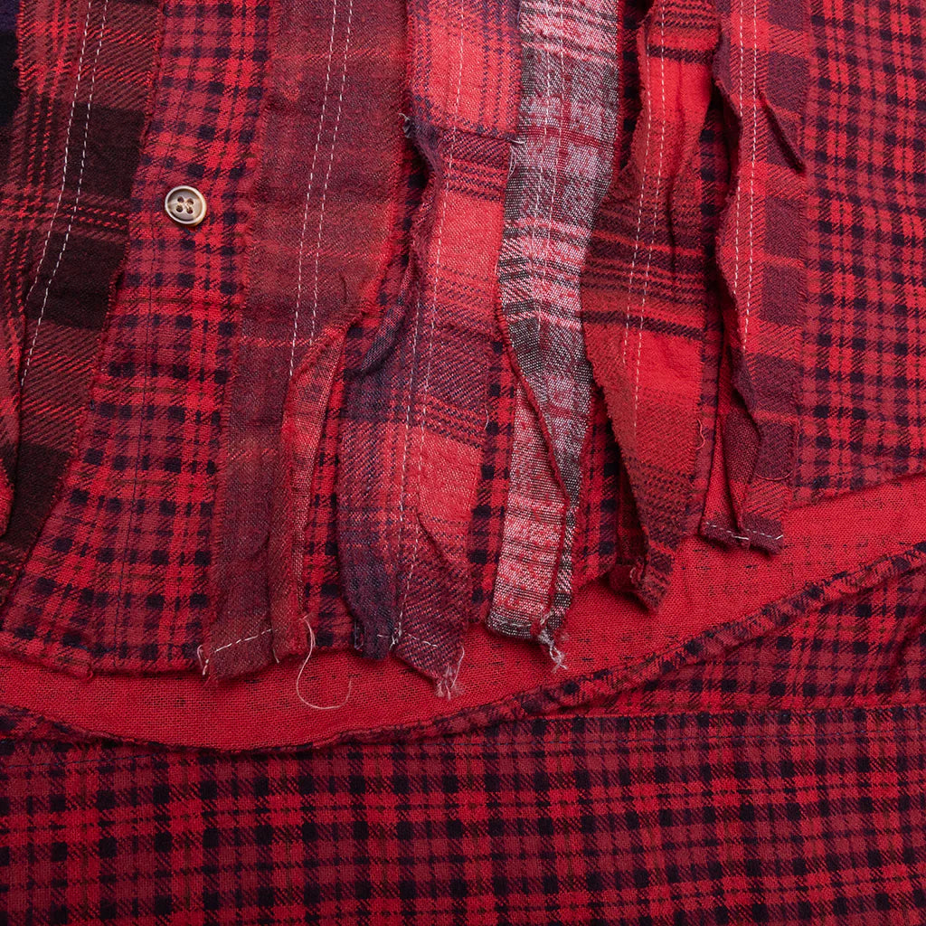 Ribbon Over Dye Flannel Shirt Assorted