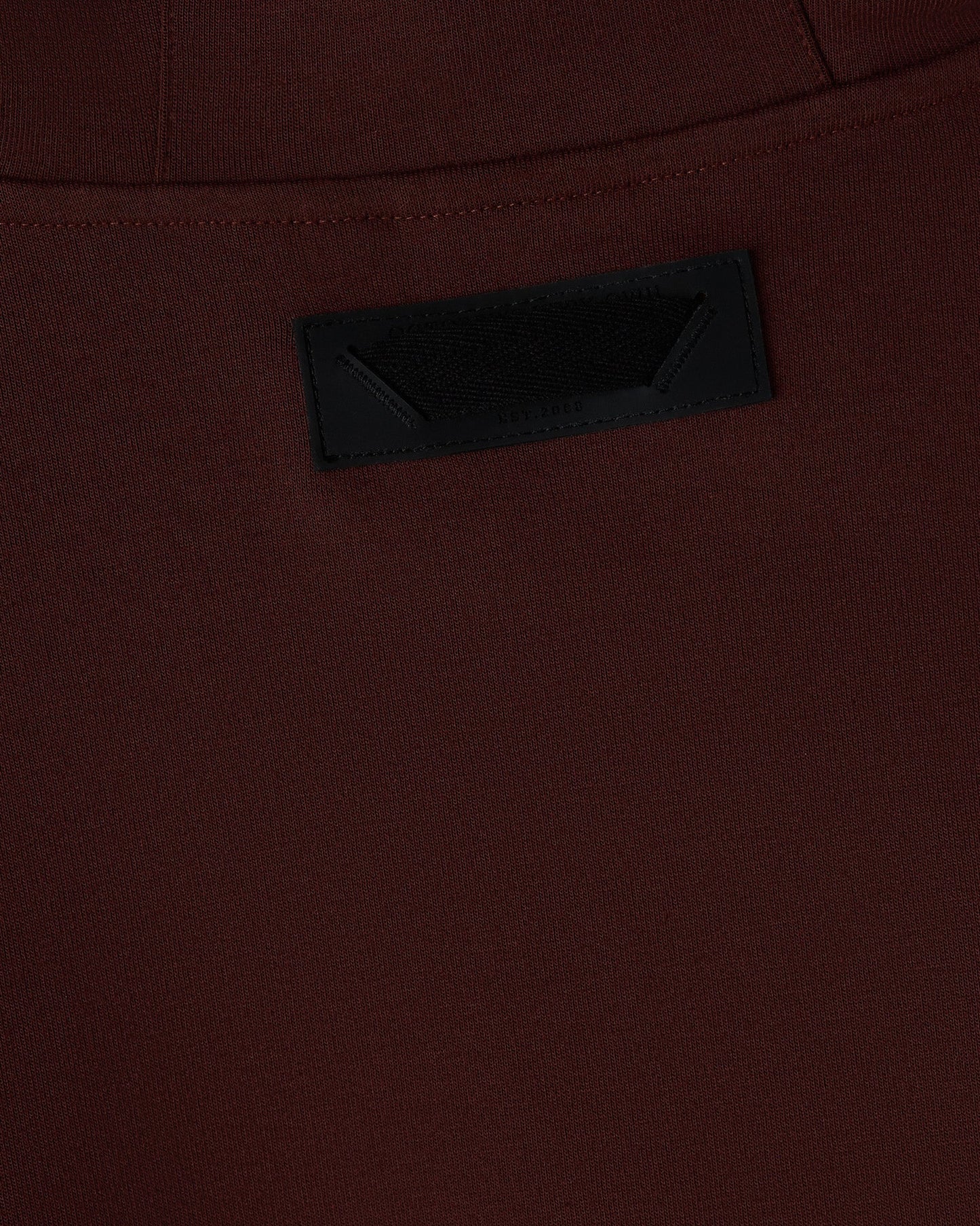Double Knit Script Hoodie Cocoa