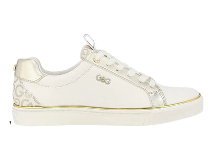 Tenis GBG GG Blanco con Dorado para Mujer