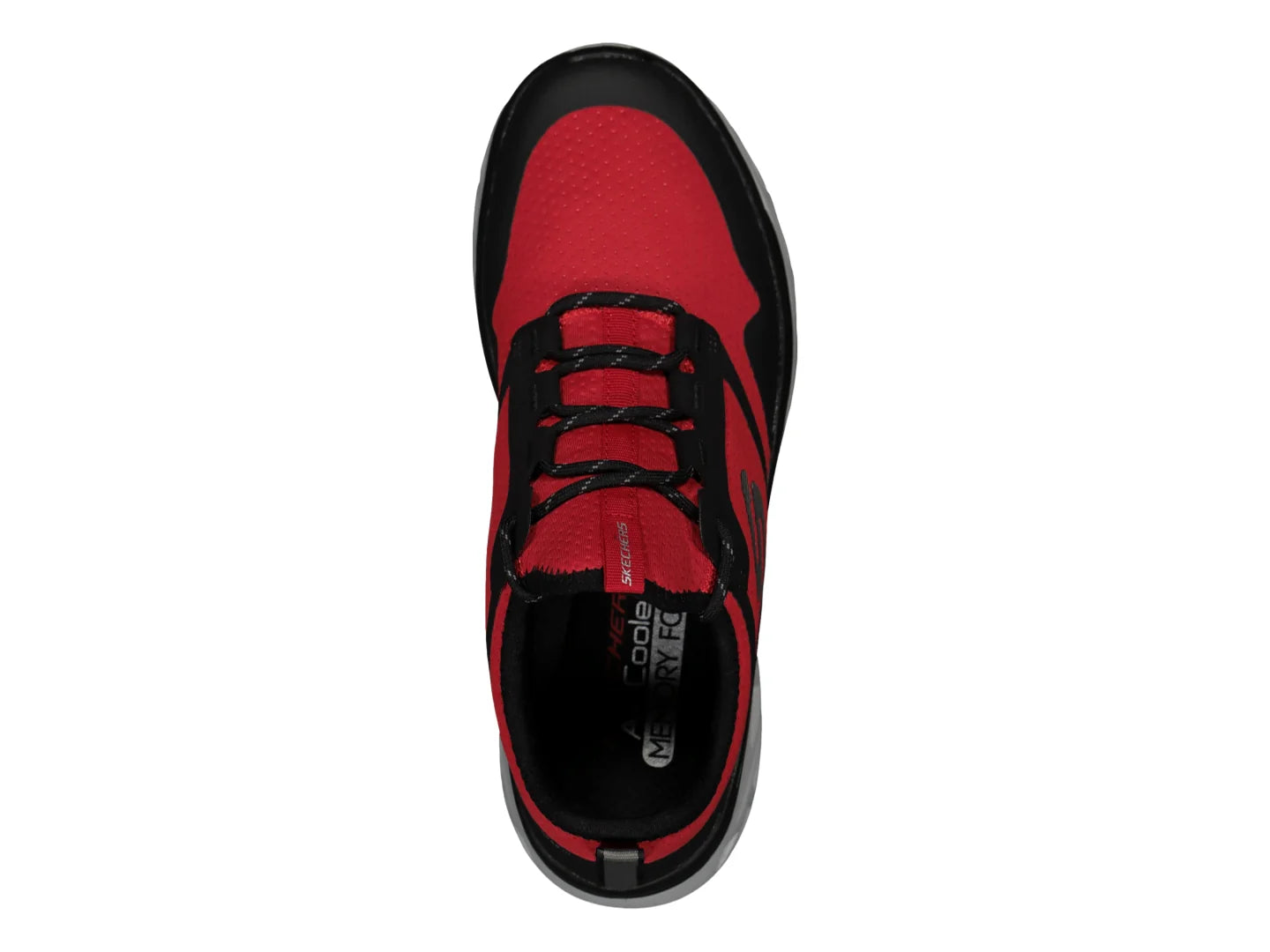 Tenis Skechers Glide Step Sport Negro con Rojo para Hombre