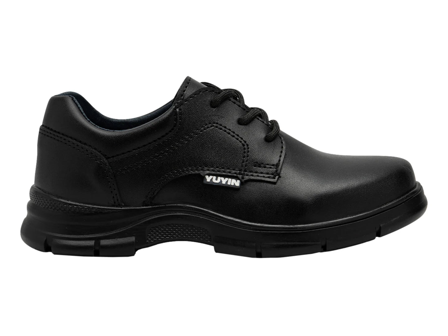 YUYIN Zapatos Negros para Niño
