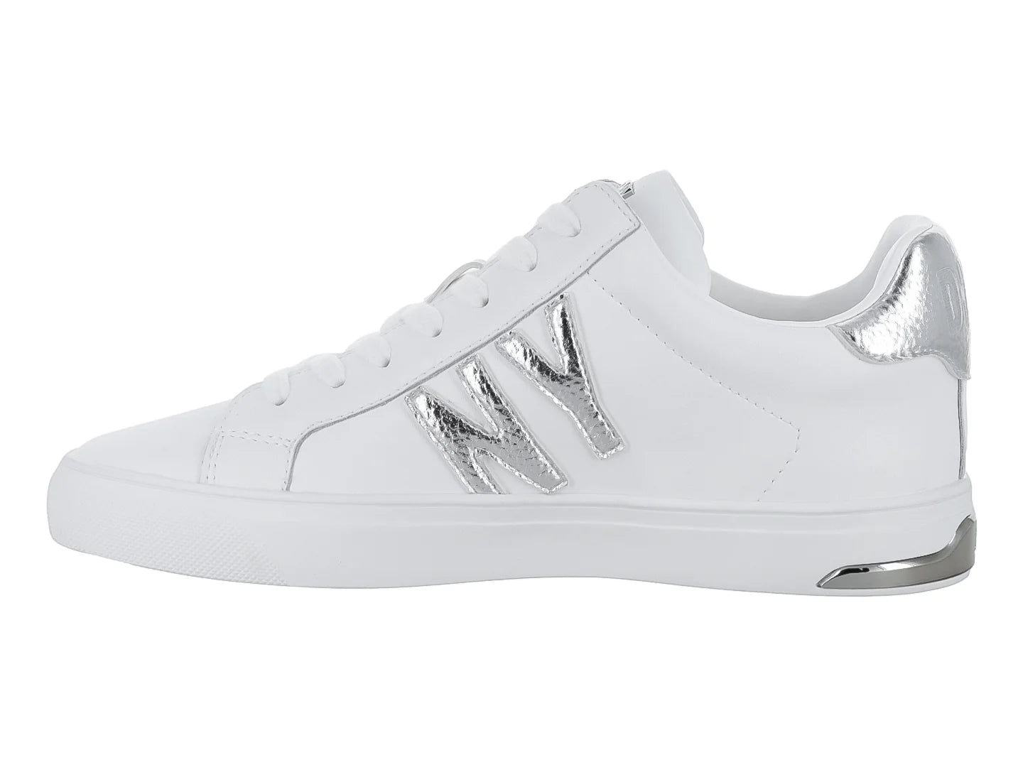 Tenis DKNY Blanco y Plata para Mujer