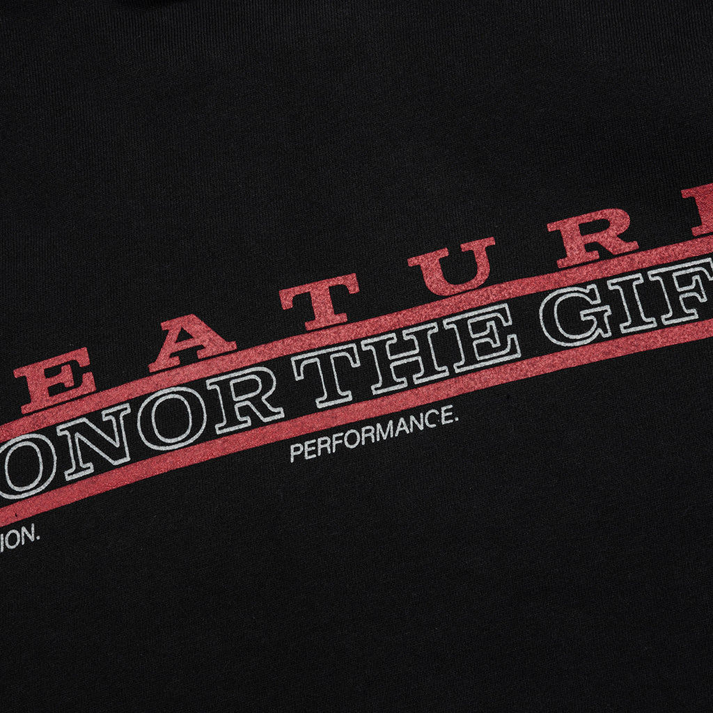 Feature x Honor The Gift Racing Club Hoodie Faded Black