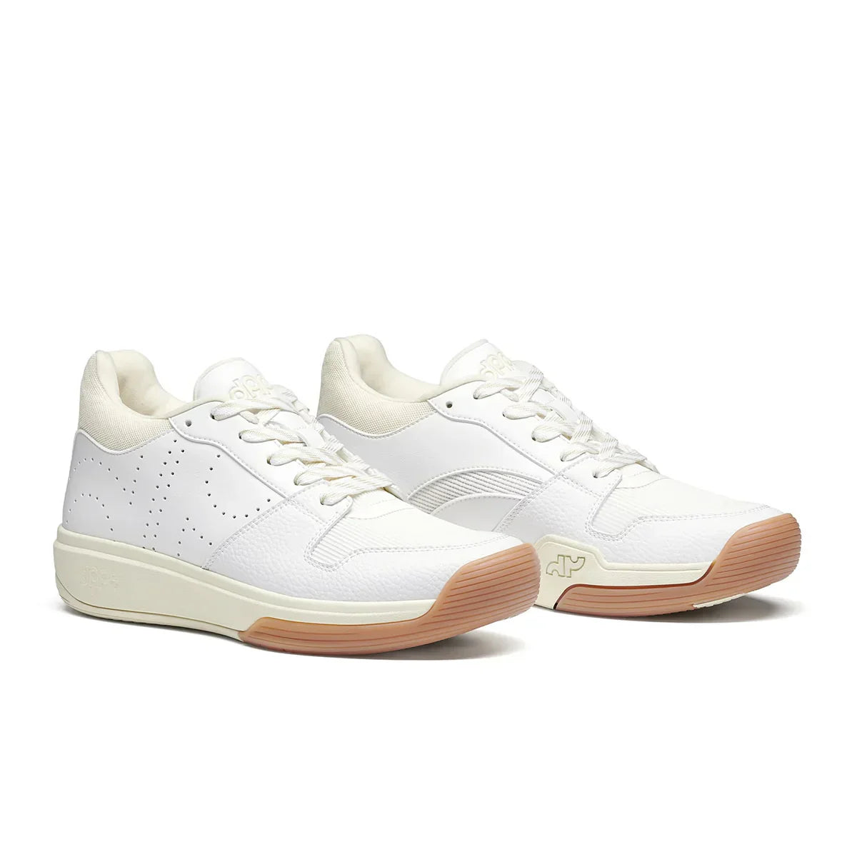 DAPS DESI Mid White Cream Mens Pickleball Shoes
