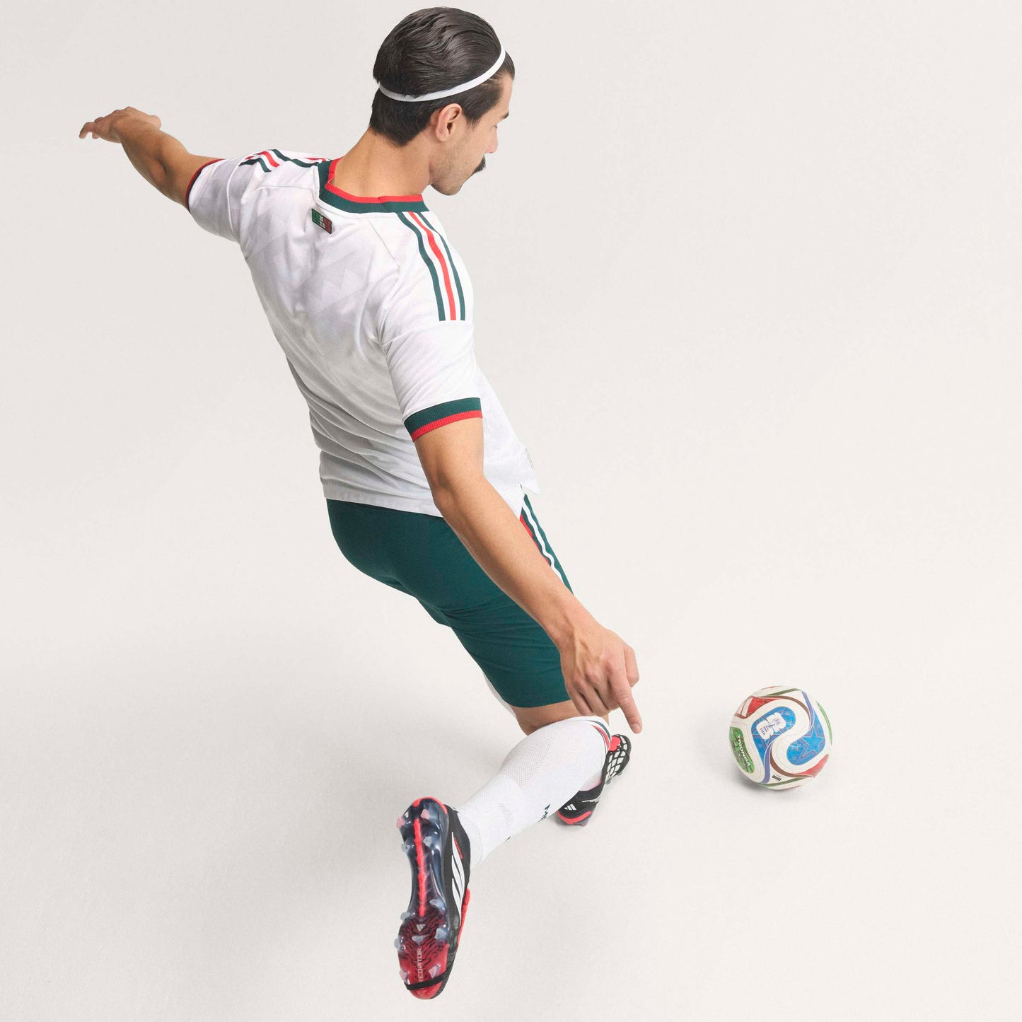 adidas Mexico Away Authentic Mens Soccer Jersey 2026 White