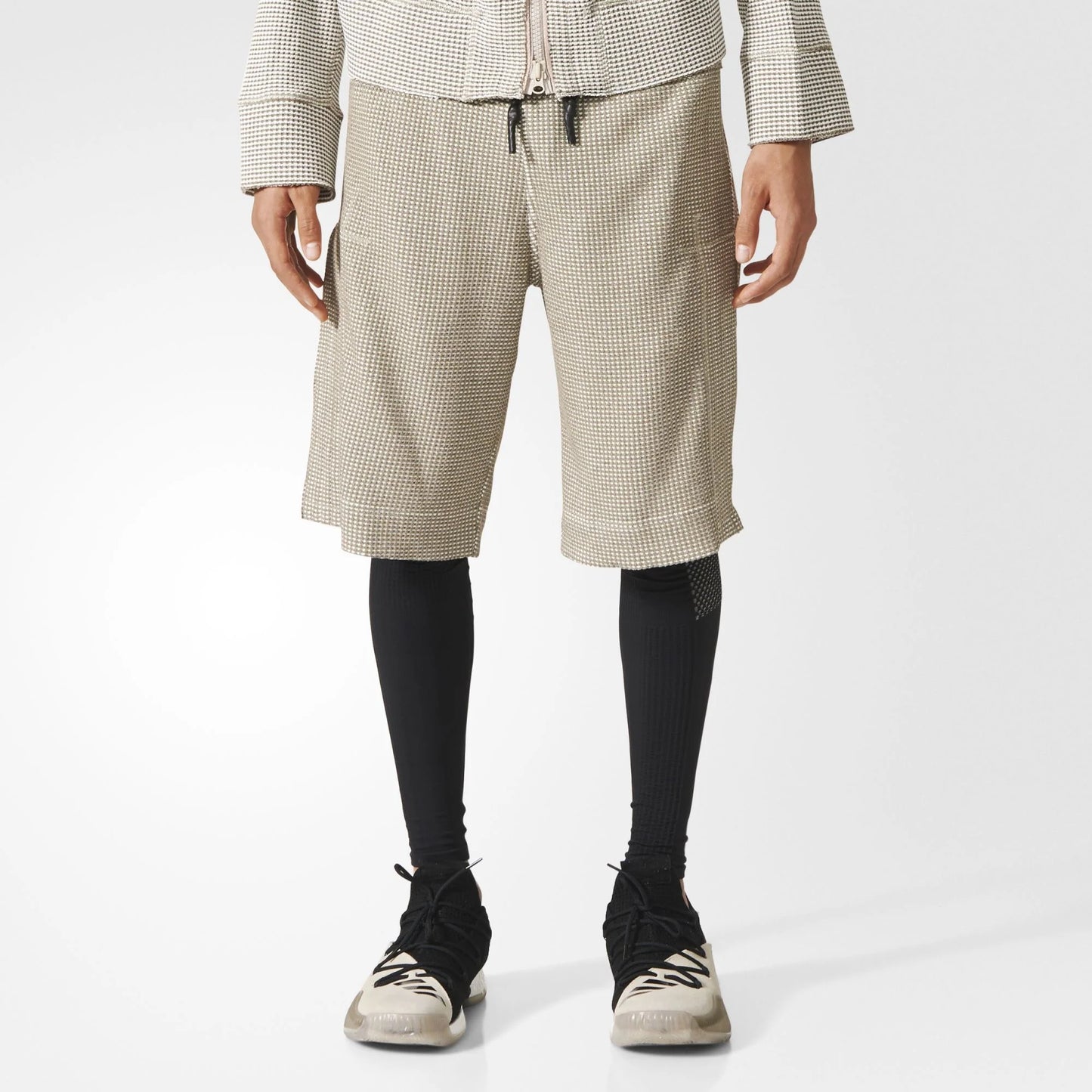 adidas Consortium X Day Waffle Shorts Mens Clear Brown Black