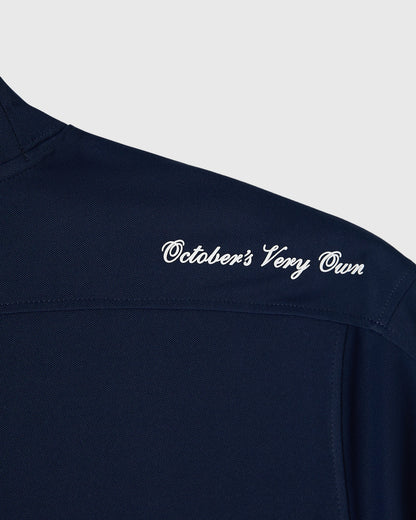 OVO Golf Mockneck Tee Deep Denim