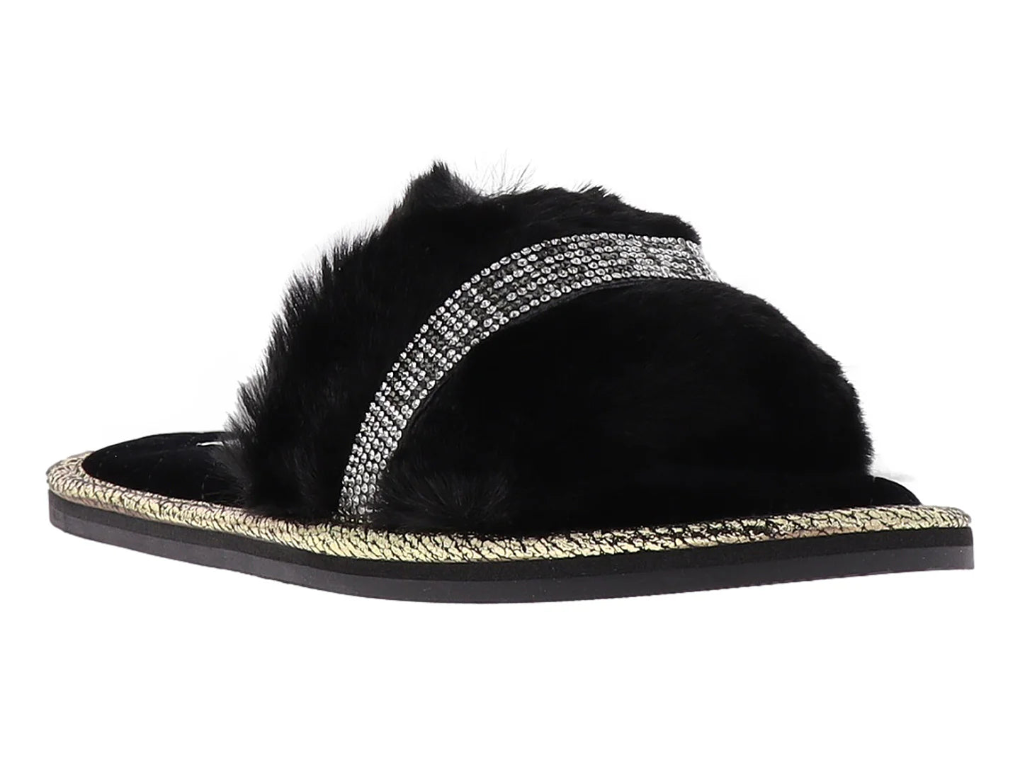 Sandalias Guess Slippy Negro para Mujer