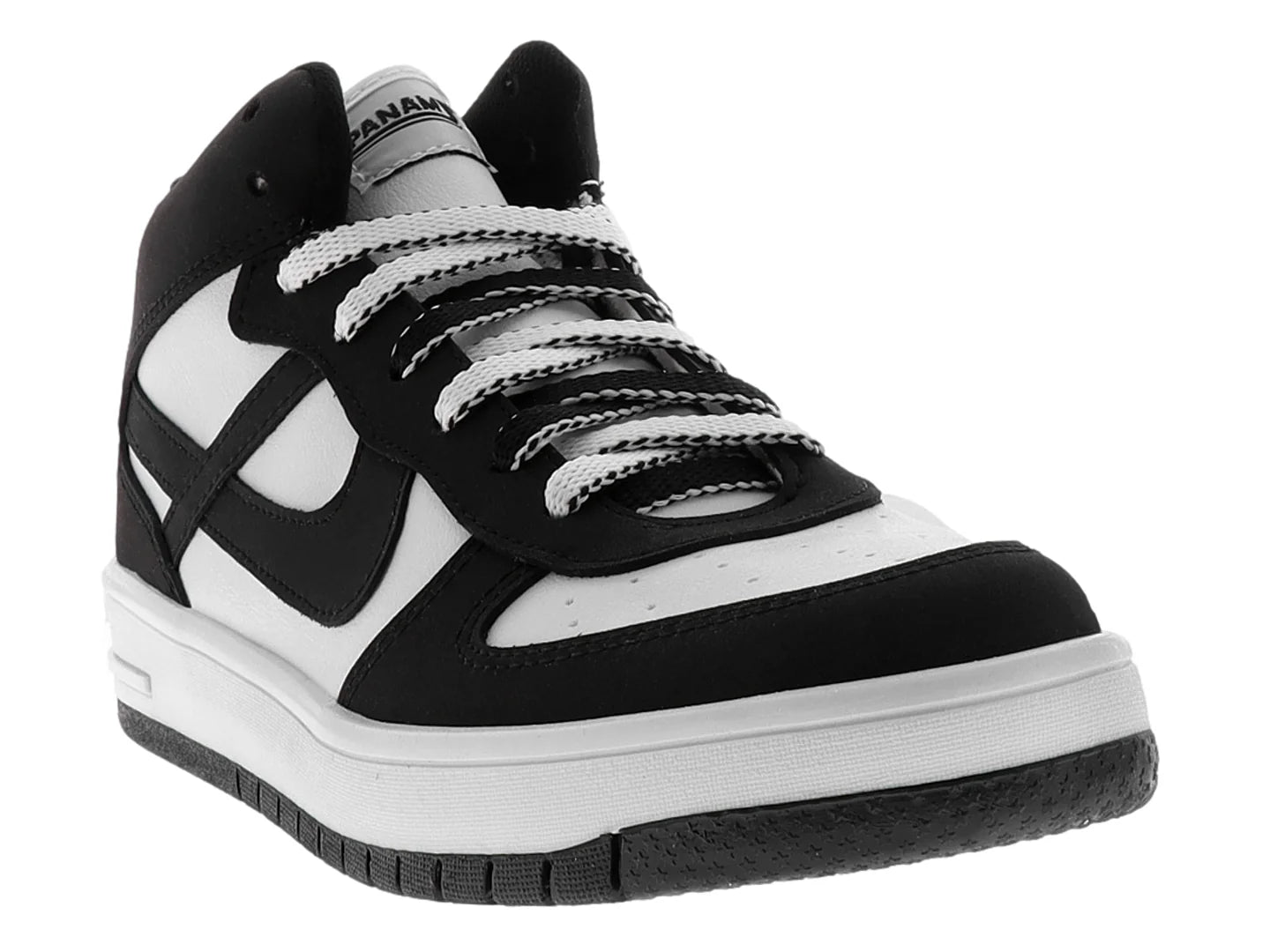 Tenis Panam Negro Blanco para Niño