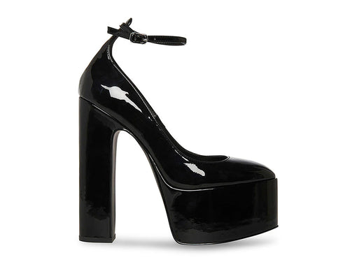 Zapatos de Tacón Steve Madden Negro Charol para Mujer