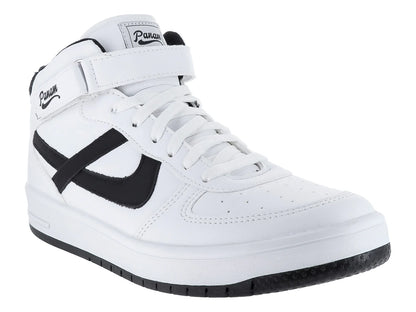 Tenis Panam Blanco y Negro para Niño