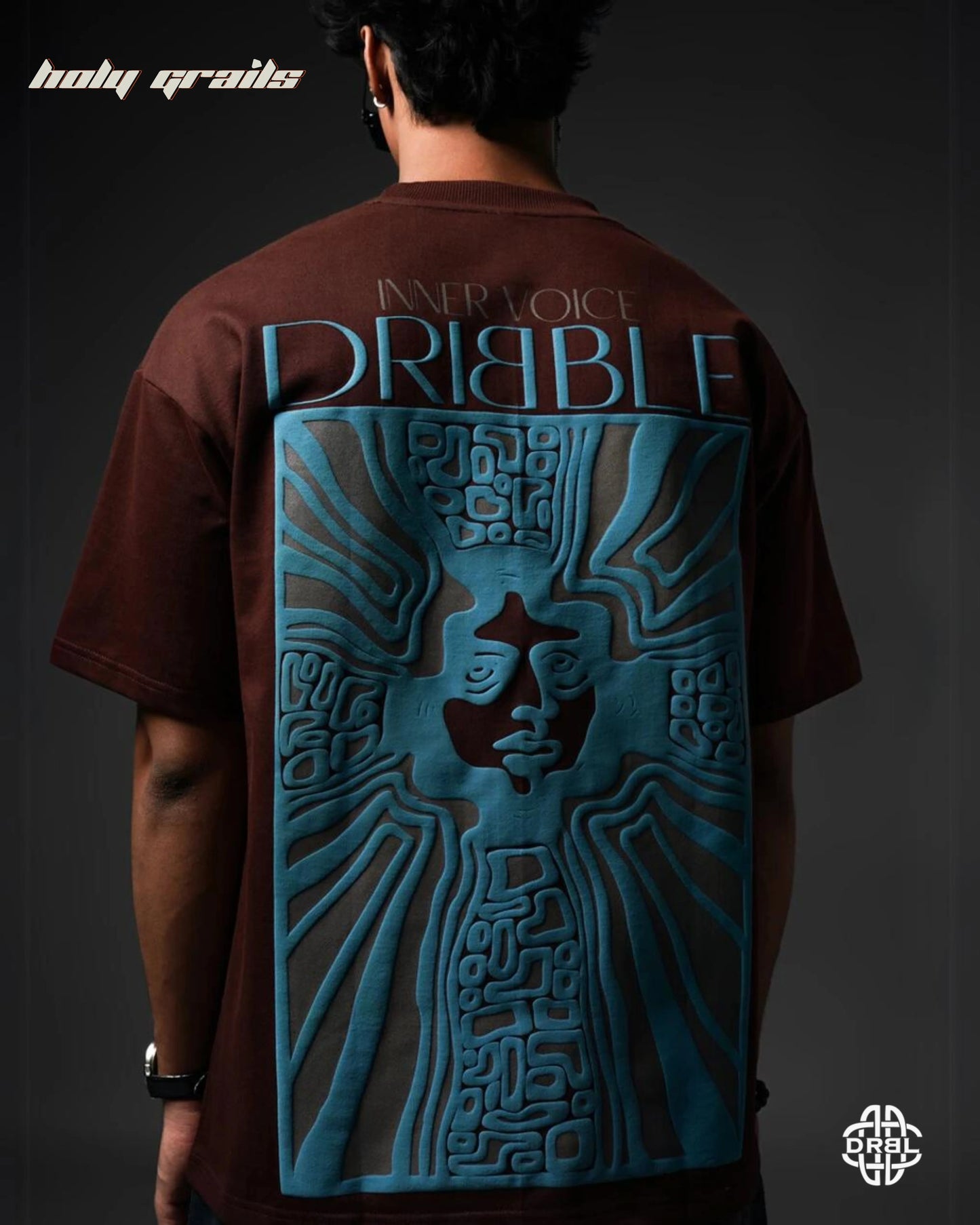 Elevated Echos Mocha Brown Tee HG x DRBL