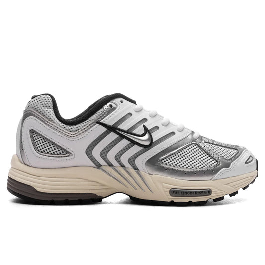 Womens Air Pegasus 2005 White Metallic Silver Coconut Milk Black