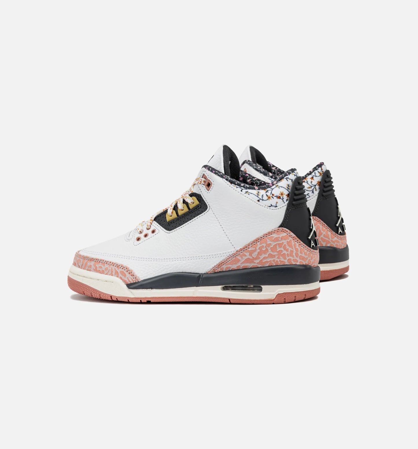 Air Jordan 3 Retro Ivory Grade School Lifestyle Shoe White Anthracite Red Sail