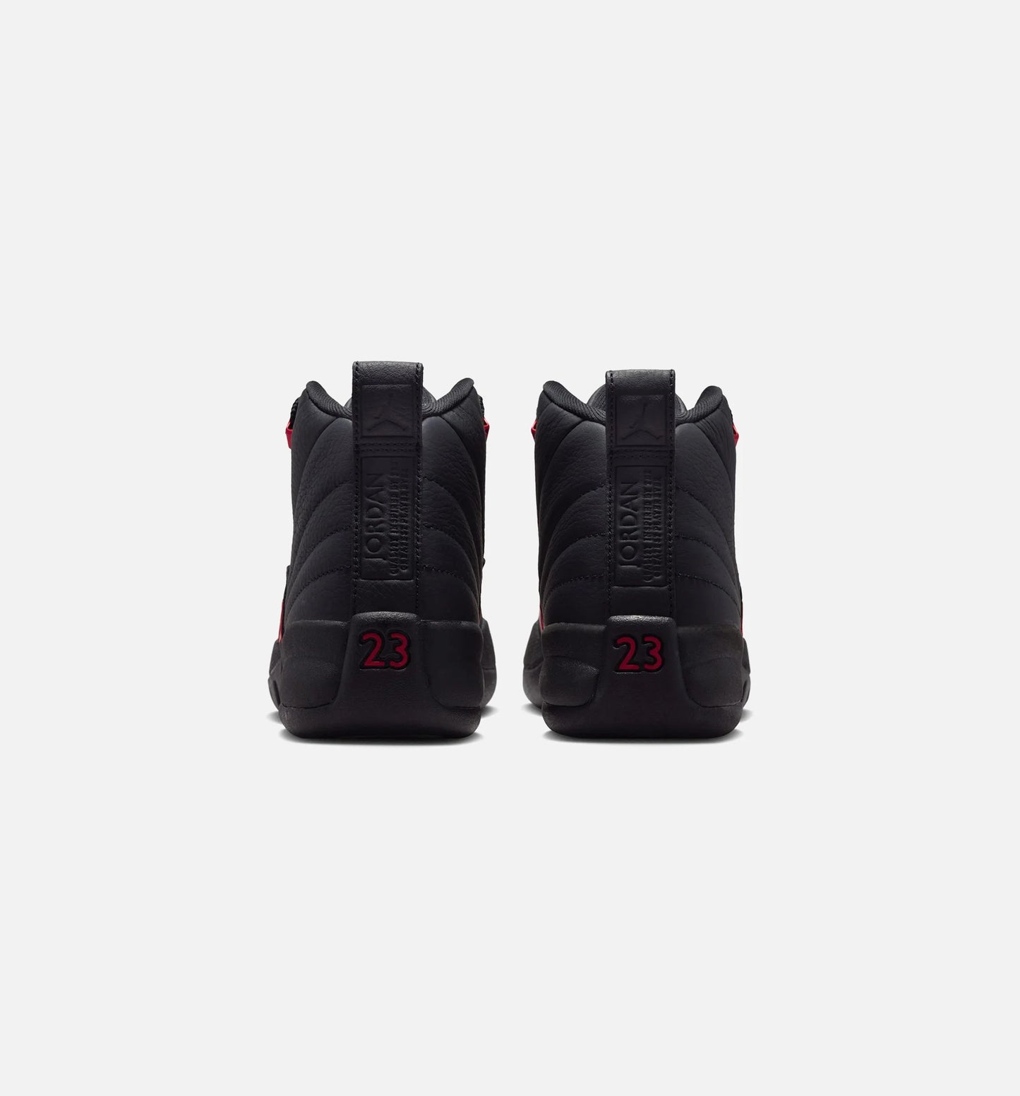 Air Jordan 12 Retro Bloodline Grade School Lifestyle Shoe Black Varsity Red Free Shipping