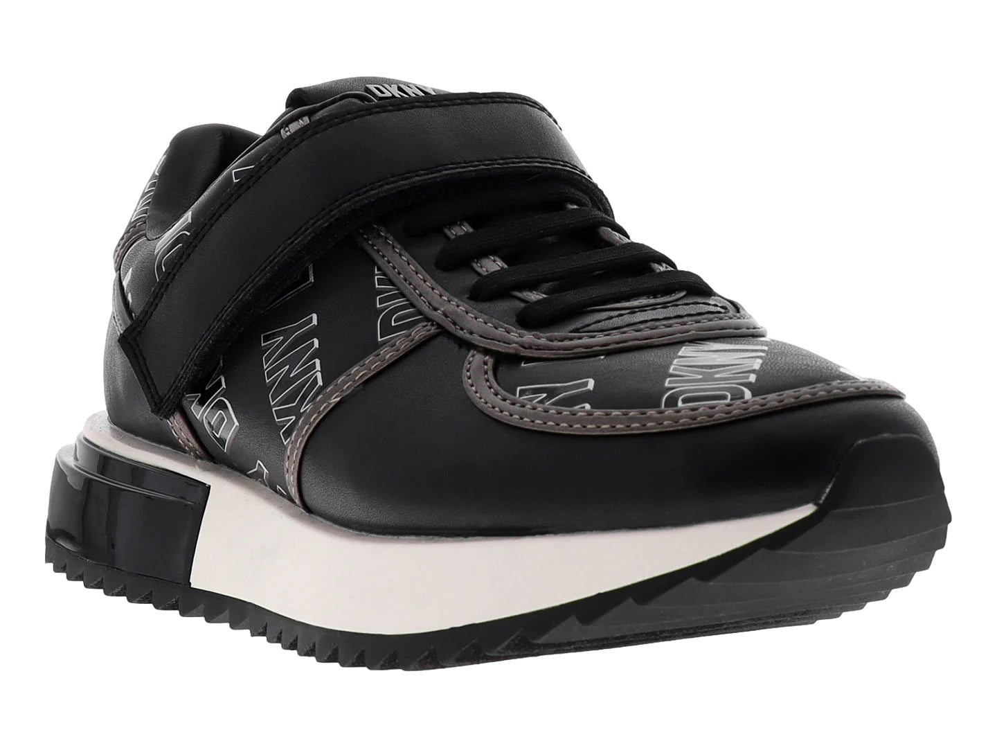 Tenis Casual DKNY Negro Blanco para Mujer