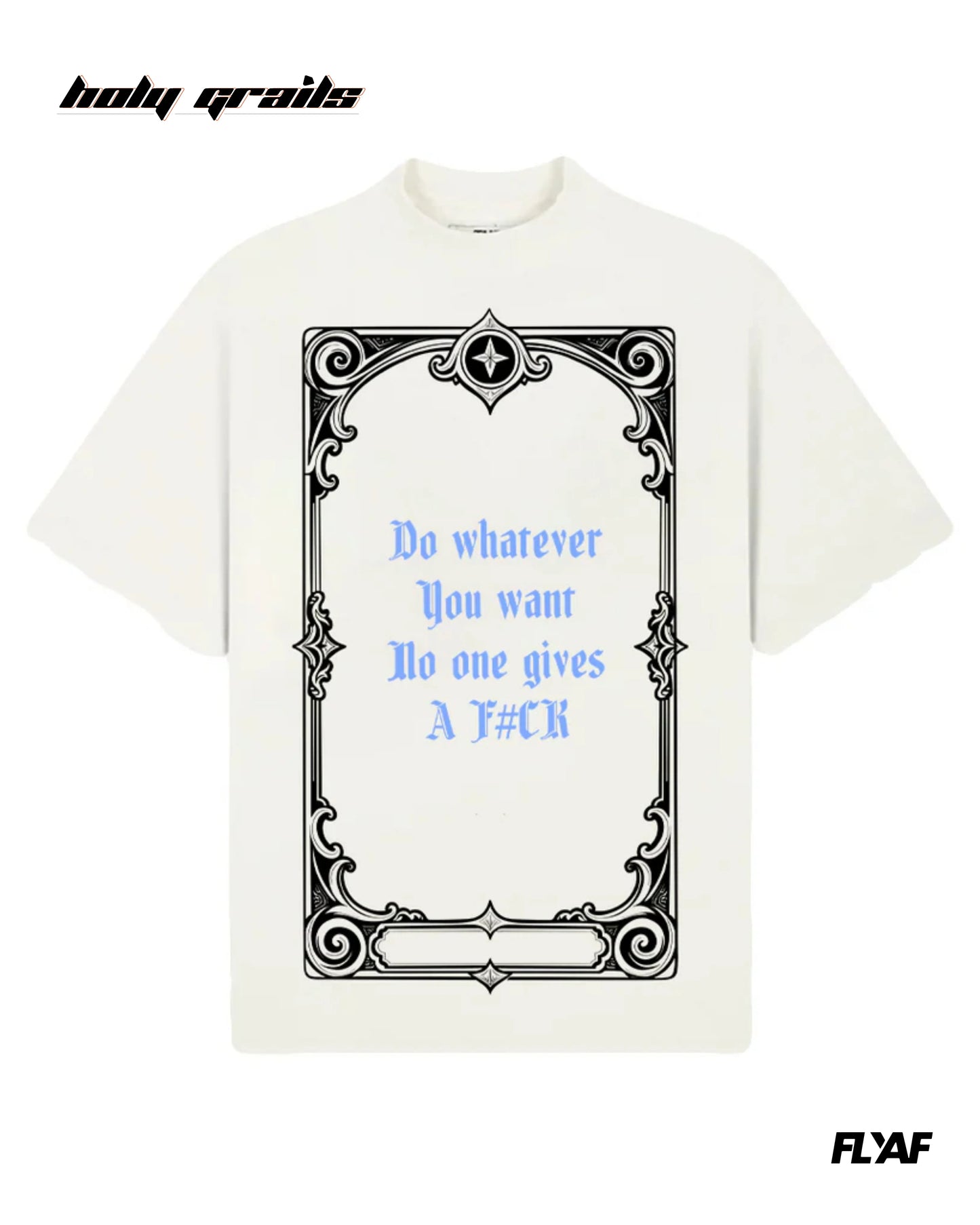 Rebel Heart Card Oversize Tee HG x FLYAF