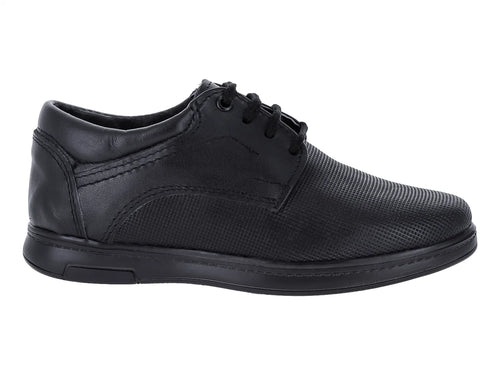 Zapatos Germany Negro de Cuero Napa para Niño