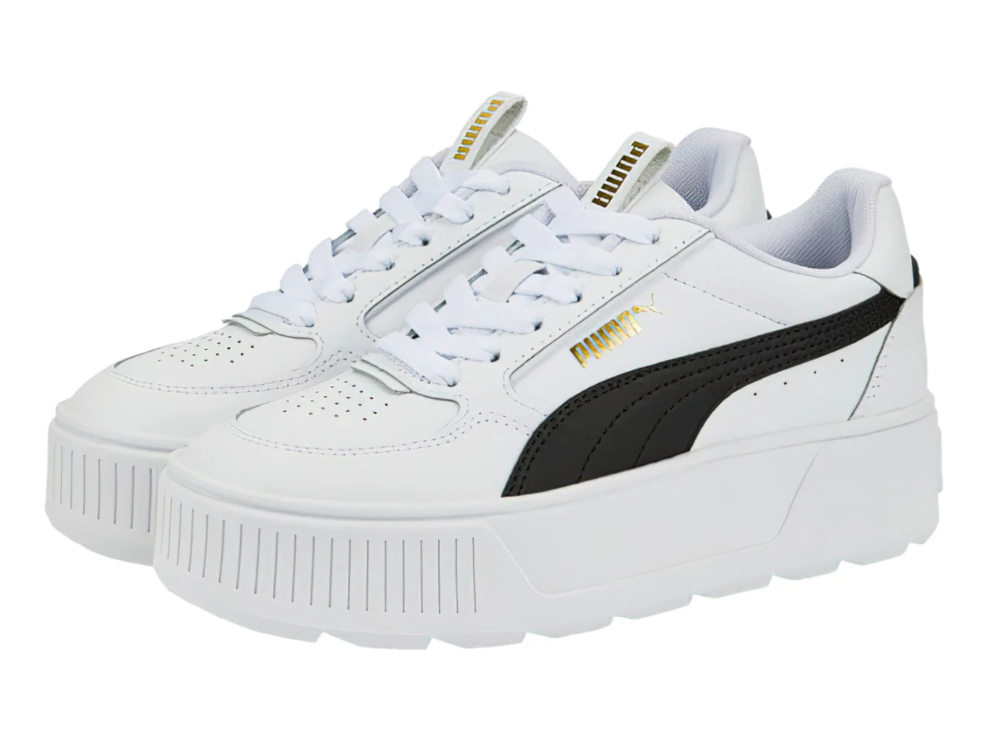 Tenis PUMA Karmen Rebelle Blanco y Negro para Niña