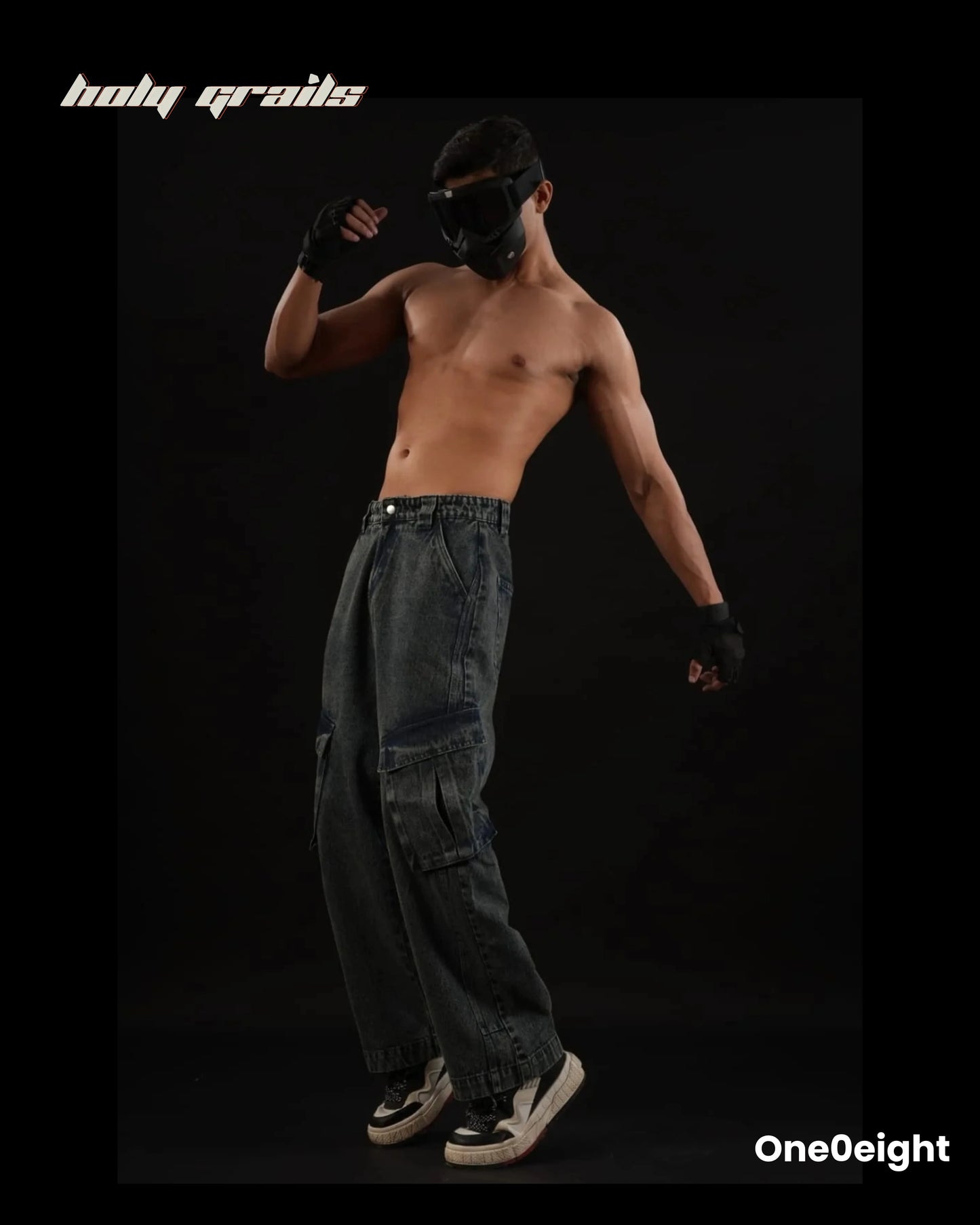 Washed Havoc Utility Denim Pants HG x One0eight