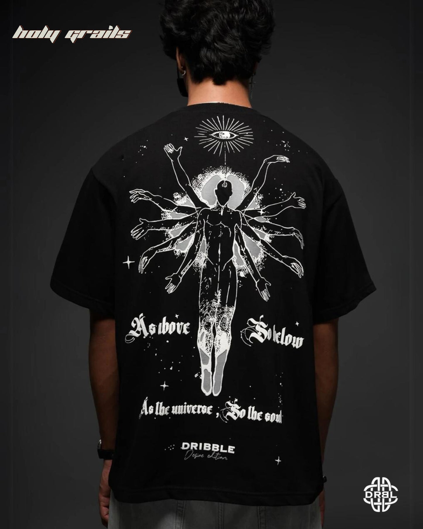 Interstellar Soul Black Tee HG x DRBL