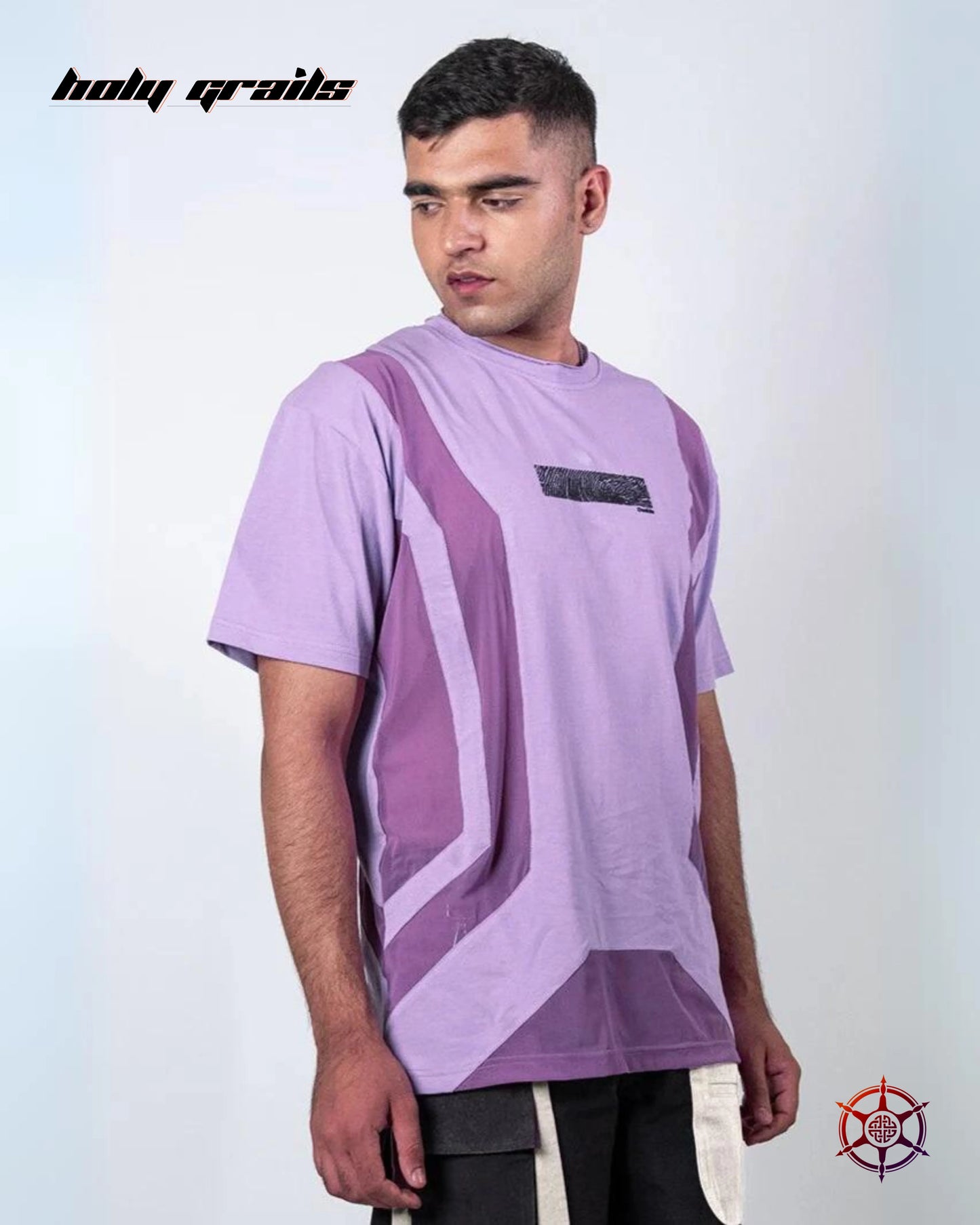 Lavender Byte Oversized Tee HG x Duskin