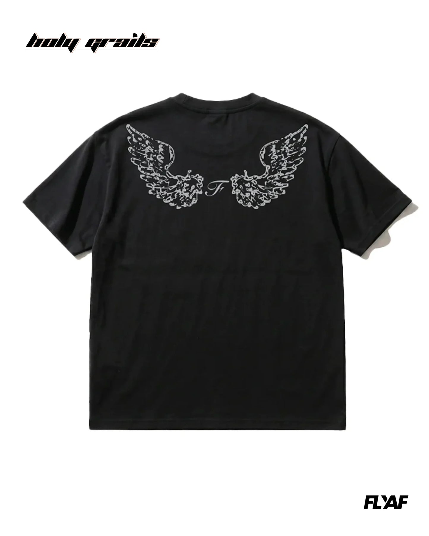 Charcoal Wing Black Tee HG x FLYAF