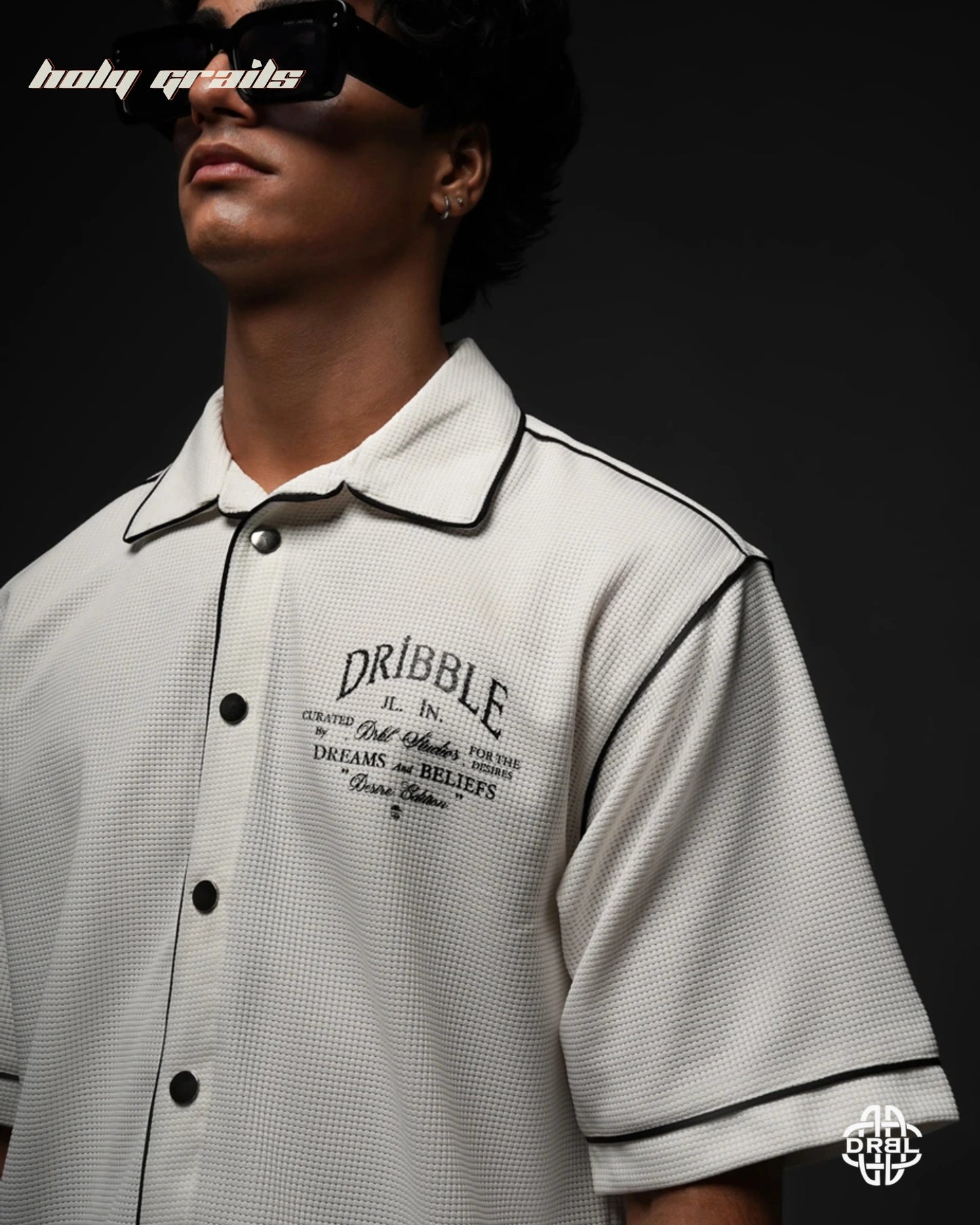 Waffle Phantom White Shirt HG x DRBL