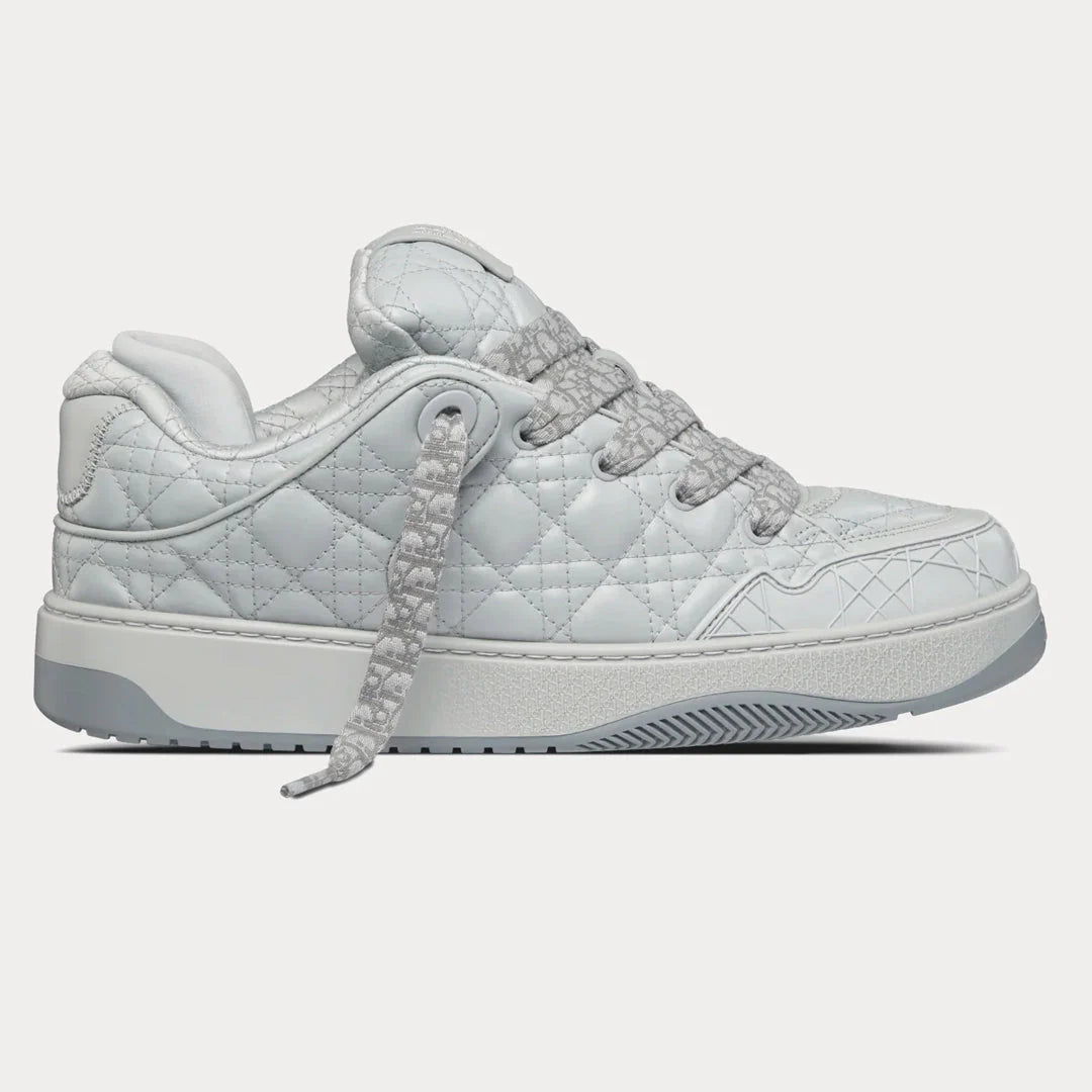 Dior B9S Skater en cuir gris Cannage Kumo