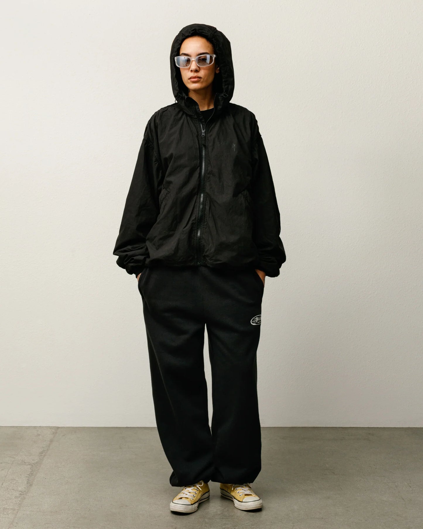 DOUBLE COTTON HOODED JACKET