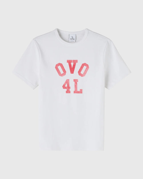 OVO4L Ladder Stitch Tee White
