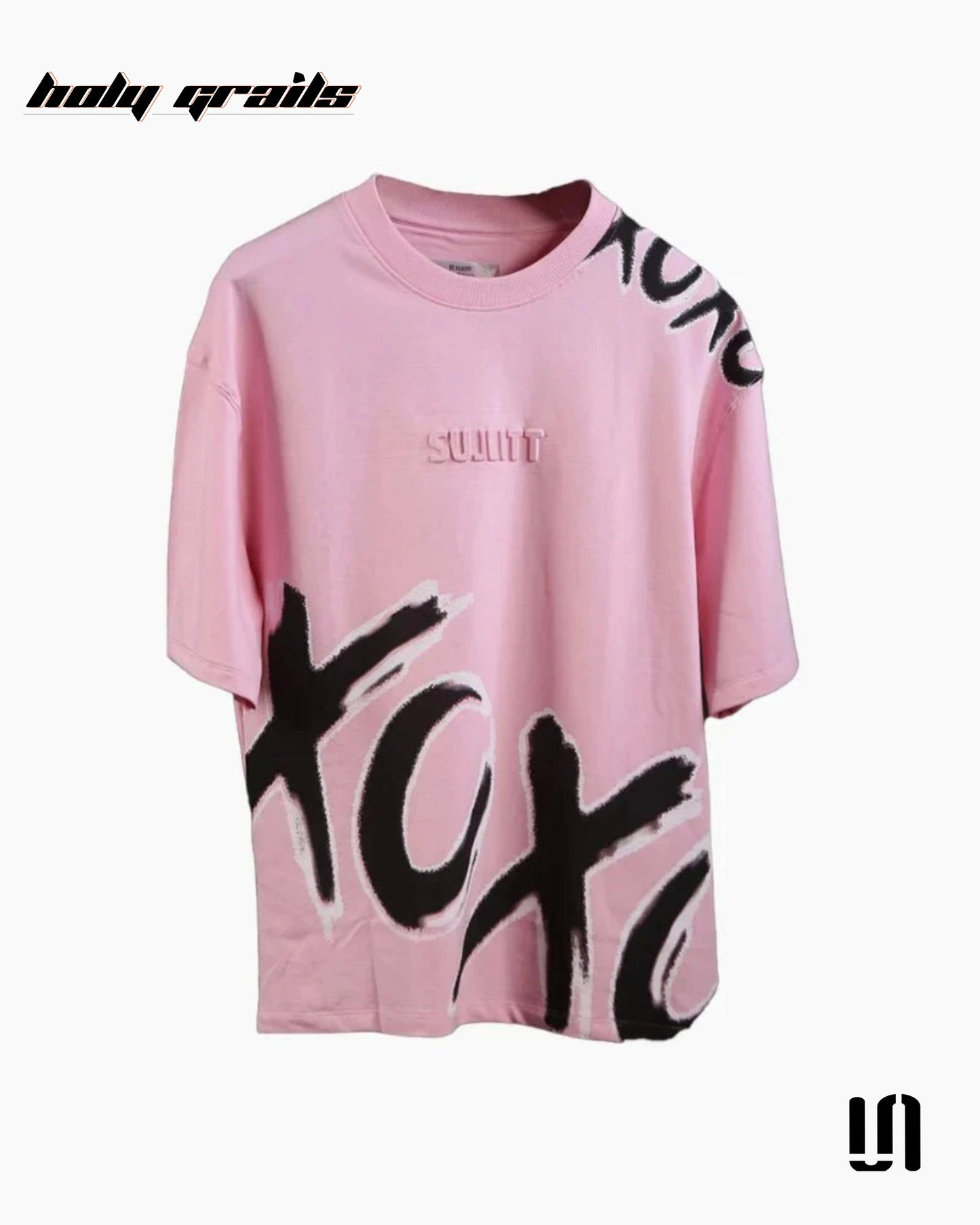 Hugs Kisses Pink Oversized Tee HG x Sullitt