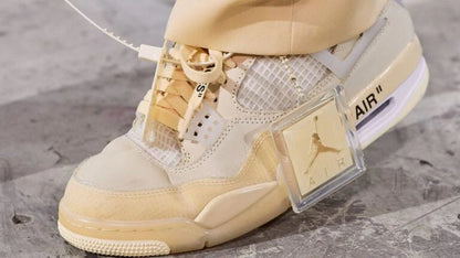 Nike Air Jordan 4 Retro x Off White SP Sail Wmns