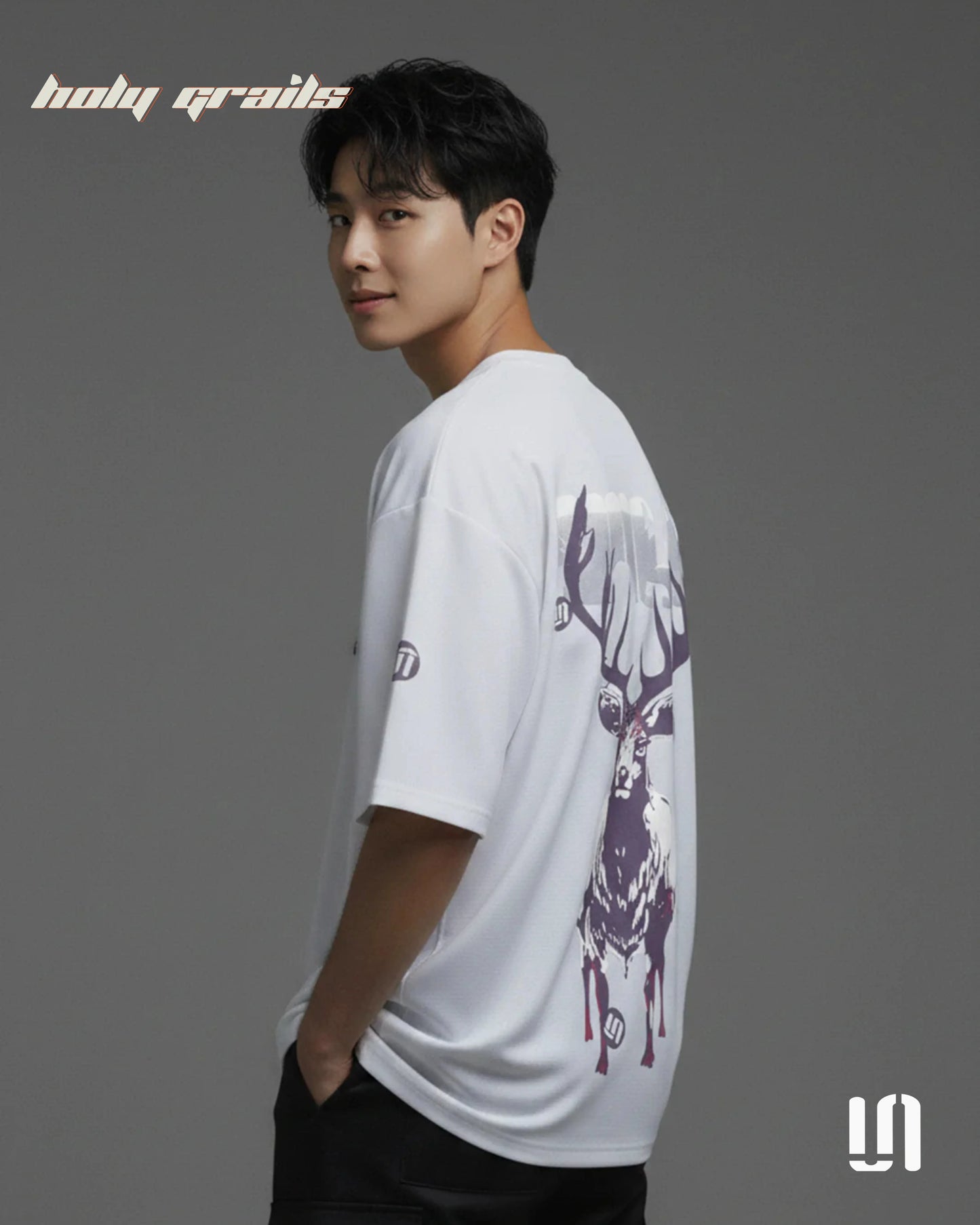 Wild Deer White Oversized Tee HG x Sullitt