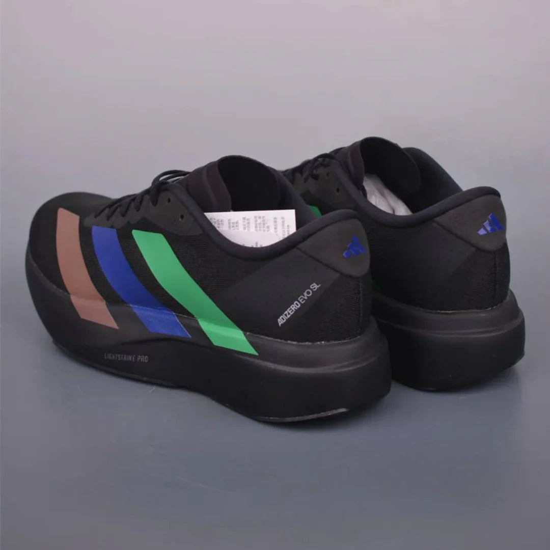 Tênis Adidas Adizero Evo SL Preto Azul Marrom