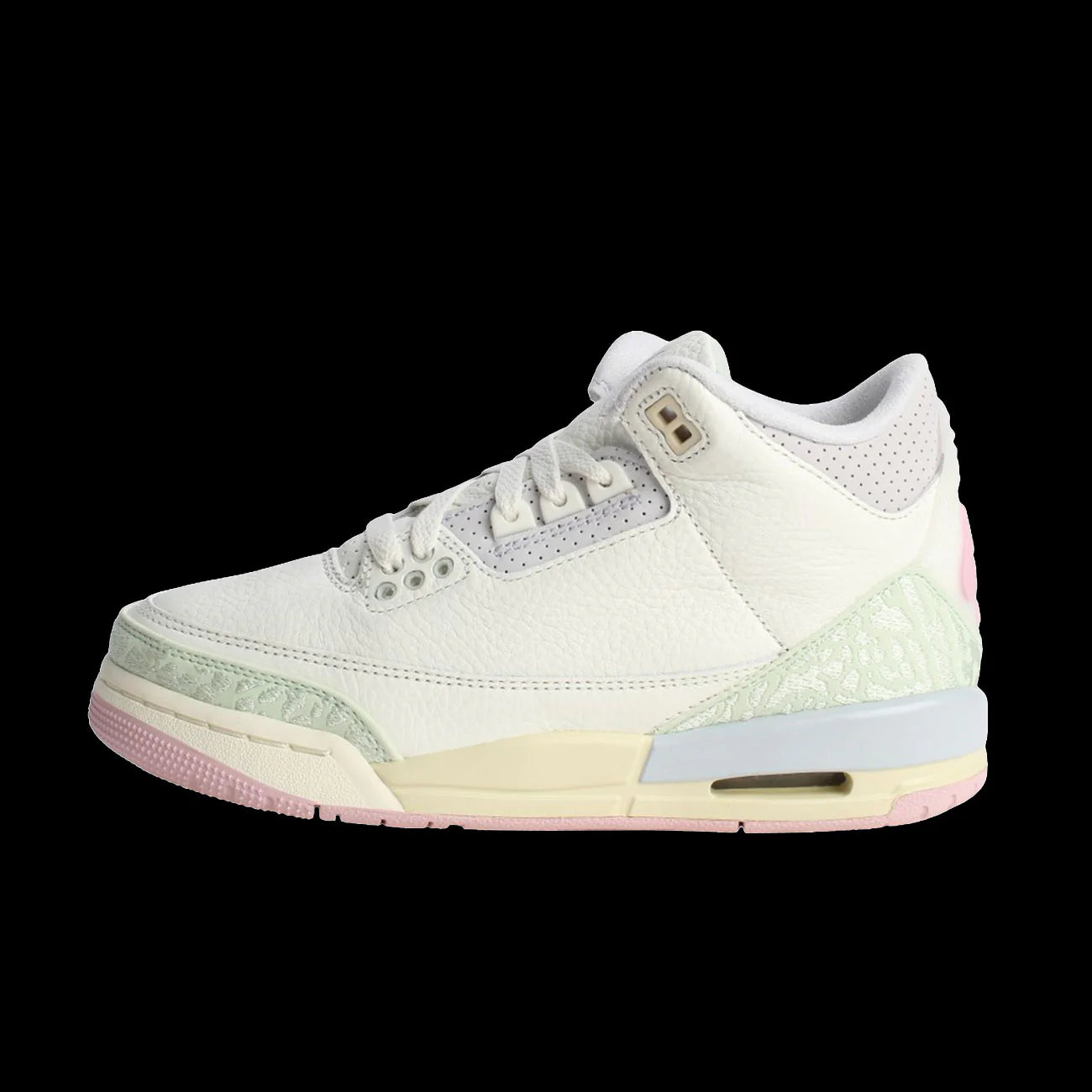 Air Jordan 3 Retro GSSail Aura Jade Aura Iris Whisper