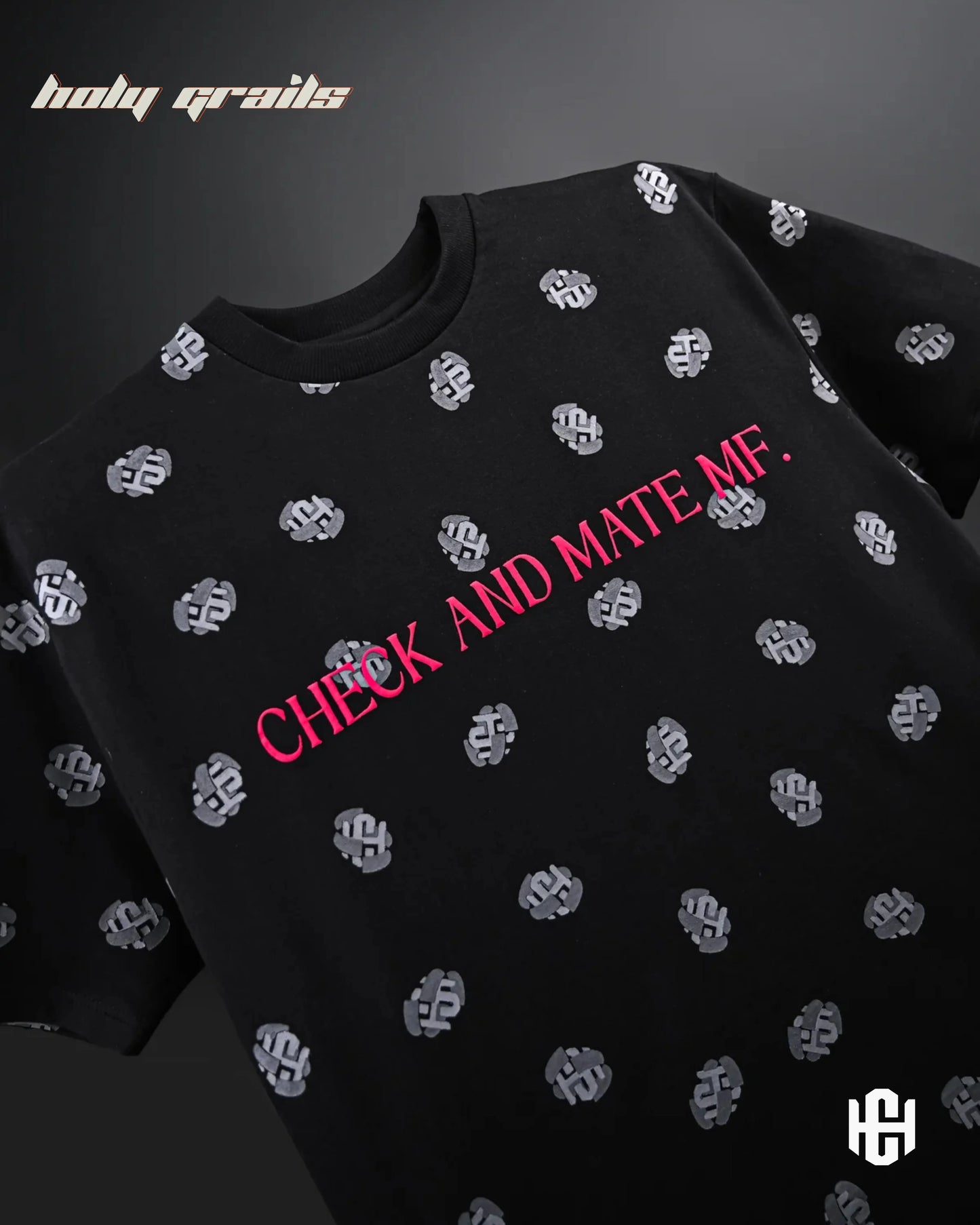 Checkmate Black Graphic Tee HG x Charactr
